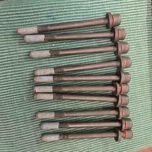 GM NEW Head Bolts 10ea. 1647217, 1993-99 4.6 V8 - Picture 1 of 3