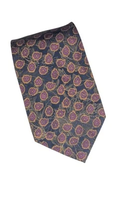 Vintage Polo Ralph Lauren Silk Tie Paisley Men's Made In USA Floral Print Foto 1 de 4