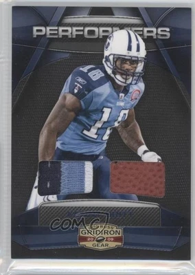 2009 Donruss Gridiron Gear Combo Jerseys Prime /50 Kenny Britt #16 Rookie RC - Image 1 of 2