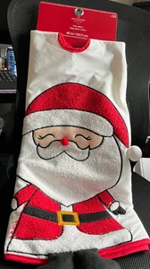 Ashland Weihnachten Weihnachtsbaum Rock 48 cm rot weiß Filz Schneeflocken Bommeln - Bild 1 von 5