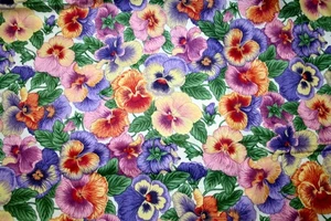 PENSAMIENTOS DESENFRENADOS MULTICOLORES FRON R-E-D - TELA 100% ALGODÓN - Imagen 1 de 4