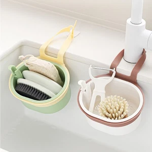 Küche Spüle Sieb Korb hängendes Design für Wasserhahn ohne Bohren Installati - Bild 1 von 14