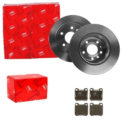 TRW Discos Freno 286mm + Pastillas Traseras Apto para Opel Vectra B Limo + Kombi - Imagen 1 de 4