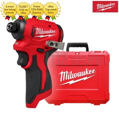 Milwaukee M12 BLIDRC-0C0 12V Cordless Compact Brushless Impact Driver Bare Tool - Image 1 of 4