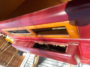 1989 CADILLAC FLEETWOOD fwd Rear Left Door Interior Trim Panel REAL WOOD - Foto 1 di 7