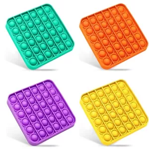 Confezione da 4 Push Pop Sensoriale Fidget Giocattolo Ansia Sollievo Stress NUOVO 4 colori - Foto 1 di 6