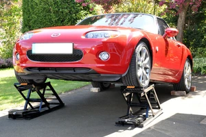ADJUSTABLE CAR RAMPS CAR LIFTS NOT HYDRAULIC CAR RAMPS CJAUTOS CR02 - Picture 1 of 6