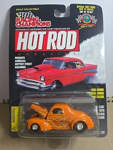 Racing Champions 1997 HOT ROD #97B - '41 Willys - Orange- LIMITED EDITION - Picture 1 of 7