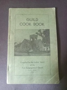 The Guild  First Congregational Church  Vintage Cookbook  Recipes - Bild 1 von 12