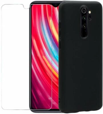 COVER CUSTODIA + PELLICOLA VETRO TEMPERATO PER XIAOMI REDMI NOTE 8 PRO  - Immagine 1 di 4