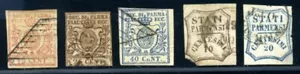 ITALIAN STATES PARMA 1857/9 VARIOUS - Picture 1 of 2