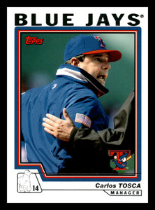 2004 Topps Carlos Tosca Manager Toronto Blue Jays #296 Centered Mint