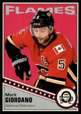 2019-20 UD OPC O-Pee-Chee Retro Black Border #360 Mark Giordano /100