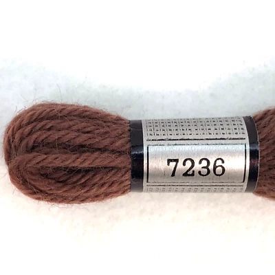 DMC Laine 10 Skeins 7236 Brown Tapestry Needlepoint Wool 8 Metres per Pullskein - Image 1 of 3