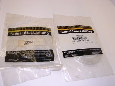 2 NOS Signal-Stat 9029W Marker Light Lenses - Image 1 of 2