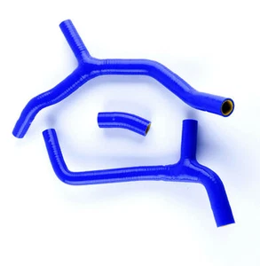 Blue Silicone Coolant Radiator Hose For 2009 2010 2011 2012 Honda CRF450R - Picture 1 of 2