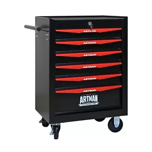 20" 6-Drawer Rolling Tool Chest Tool Box Tool Storage Cabinet w/ Lock & Key NEW - Picture 1 of 16