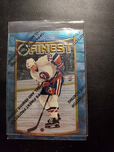 1994-95 Topps Finest Hockey BRETT LINDROS #9 NEW YORK ISLANDERS EXC L@@K!