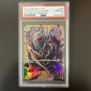 PSA10 Charlotte Katakuri SEC OP03-123 ONE PIECE Card Game Mighty Enemy Japanese - Picture 1 of 6