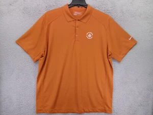 Nike Golf Polo Shirt Mens 2XL Oahu Country Club Honolulu Orange Short Sleeve - Picture 1 of 10
