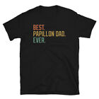 Best Papillon Dad Ever Dog Breed Puppy Short-Sleeve Unisex T-Shirt