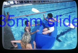 8005,MARK HARMON,SHIRTLESS,battle of the network stars,35mm TRANSPARENCY/SLIDE - Picture 1 of 1