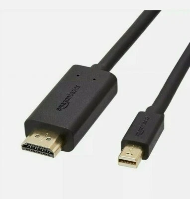 AmazonBasics Mini DisplayPort to DisplayPort Cable - 3 Feet - Image 1 of 3