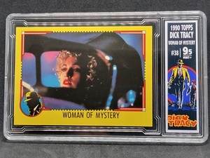 MADONNA 1990 Topps DICK TRACY Woman Of Mystery Movie Trading CARD #38 Graded 9.5