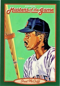 FRED MCGRIFF - 1993 DONRUSS MASTERS OF THE GAME JUMBO - Picture 1 of 2