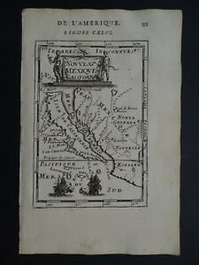1683 Manesson MALLET Atlas map  CALIFORNIA ISLAND  Nouveau Mexique ou Californie
