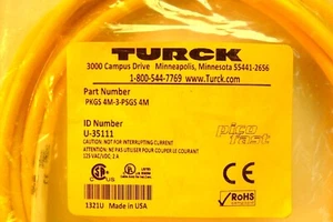 Turck PKGS 4M-3-PSGS-4M - Sealed Factory Bags - U-35111 - Picture 1 of 3
