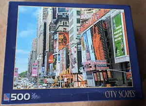 NEW Times Square Sure-Lox 500 Piece Puzzle City Scapes NYC Skyline Sealed - Picture 1 of 3