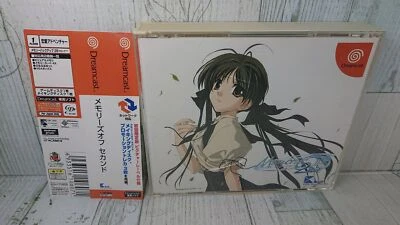 Dreamcast Memories Off 2nd First Limited Edition Japanese Ver USED Game With Obi - Image 1 of 4
