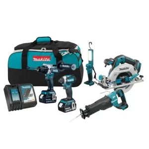 MAKITA CANADA 18V Li-Lon Brushless Cordless 5-Tool Combo Kit - Picture 1 of 11