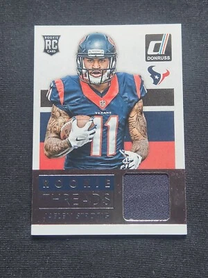 Jaelen Strong 2015 Donruss "Rookie Threads" Jersey Relic Memorabilia RC - Image 1 of 2