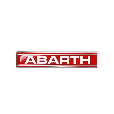 Adesivo per Abarth Ufficiale 3D Scritta 100 mm - Immagine 1 di 4