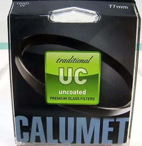 New Calumet 77mm Traditional Uncoated UV Glass Filter # SF77001 - Picture 1 of 3
