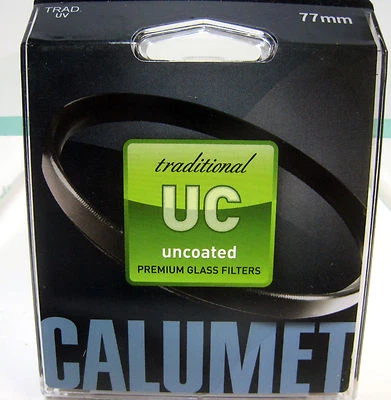 New Calumet 77mm Traditional Uncoated UV Glass Filter # SF77001 - Image 1 of 3