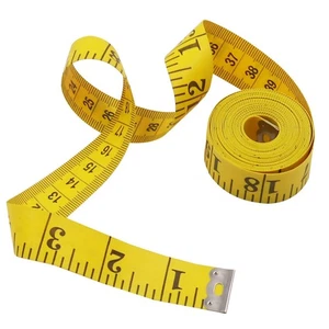 Tailor Seamstress Cloth Body Soft Ruler Tool Tape Measure Sewing Cloth Yellow F - Picture 1 of 7