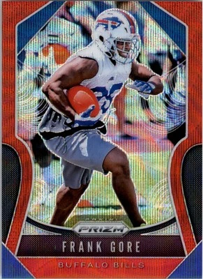 2019 Panini Prizm Prizms Red Wave #8 Frank Gore /149 - FB - Image 1 of 2