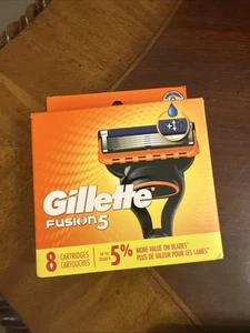 Gillette Fusion 5 - 8 Count Refill Cartridge New Sealed - Picture 1 of 1