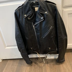 VINTAGE Harley-Davidson Lederjacke Herren 42 lang schwarz AMF Motorrad 70er - Bild 1 von 21