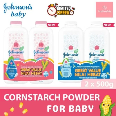 Johnson Baby Powder 500g x2 Blossom / Classic Mainstarm Twin Pack / Juego 2 en 1 Foto 1 de 4