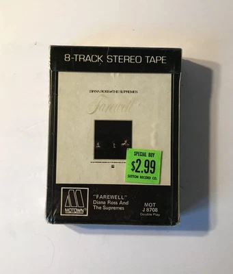 Sealed -1970 - Diana Ross and the Supremes "Farewell" - 8 Track - Motown J 8708 - Image 1 of 4