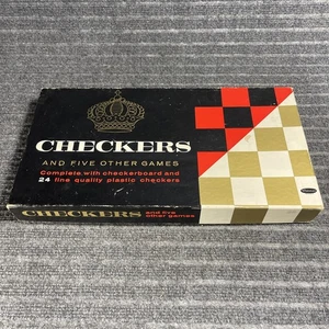 Vintage Whitman Publishing Checkers plus 8 andere Spiele komplett in Box 60er Jahre - Bild 1 von 6