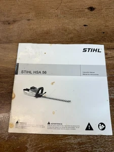 Stihl HSA 56 Hedge Trimmer Instruction Manual - Picture 1 of 5