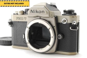 [Near MINT] Nikon New FM2/T Titanium 35mm Film SLR Camera Body From JAPAN - Picture 1 of 24