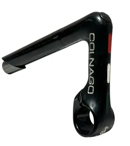 Vintage 3TTT Colnago Tricolour Panto Silver Quill Stem 110mm Rare BLACK - Picture 1 of 17