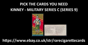 KINNEY - MILITARY SERIES C (SERIES 9) - PICK THE CARDS YOU NEED - Picture 1 of 3