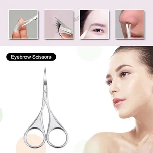 Nose Hair Scissors, Pointed Makeup Scissors, Eyebrow Scissors A4C9 Trimming R5D7 - Picture 1 of 14